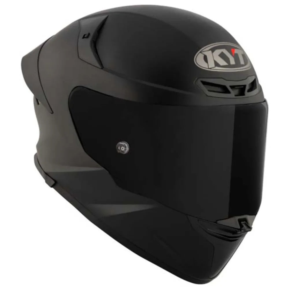 KYT R2R Plain Black Full-Face Helmet