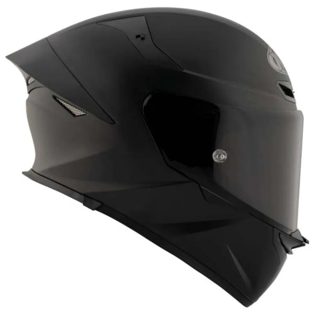 KYT R2R Plain Black Full-Face Helmet