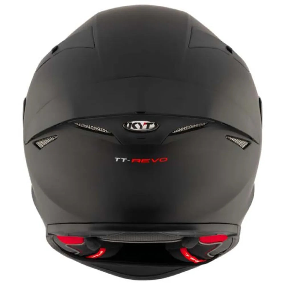 KYT R2R Plain Black Full-Face Helmet
