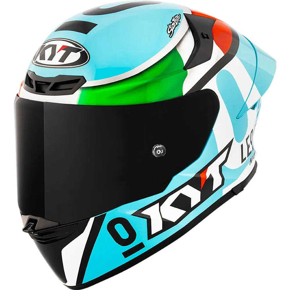 KYT TT-Revo Leopard Tricolore Helmet