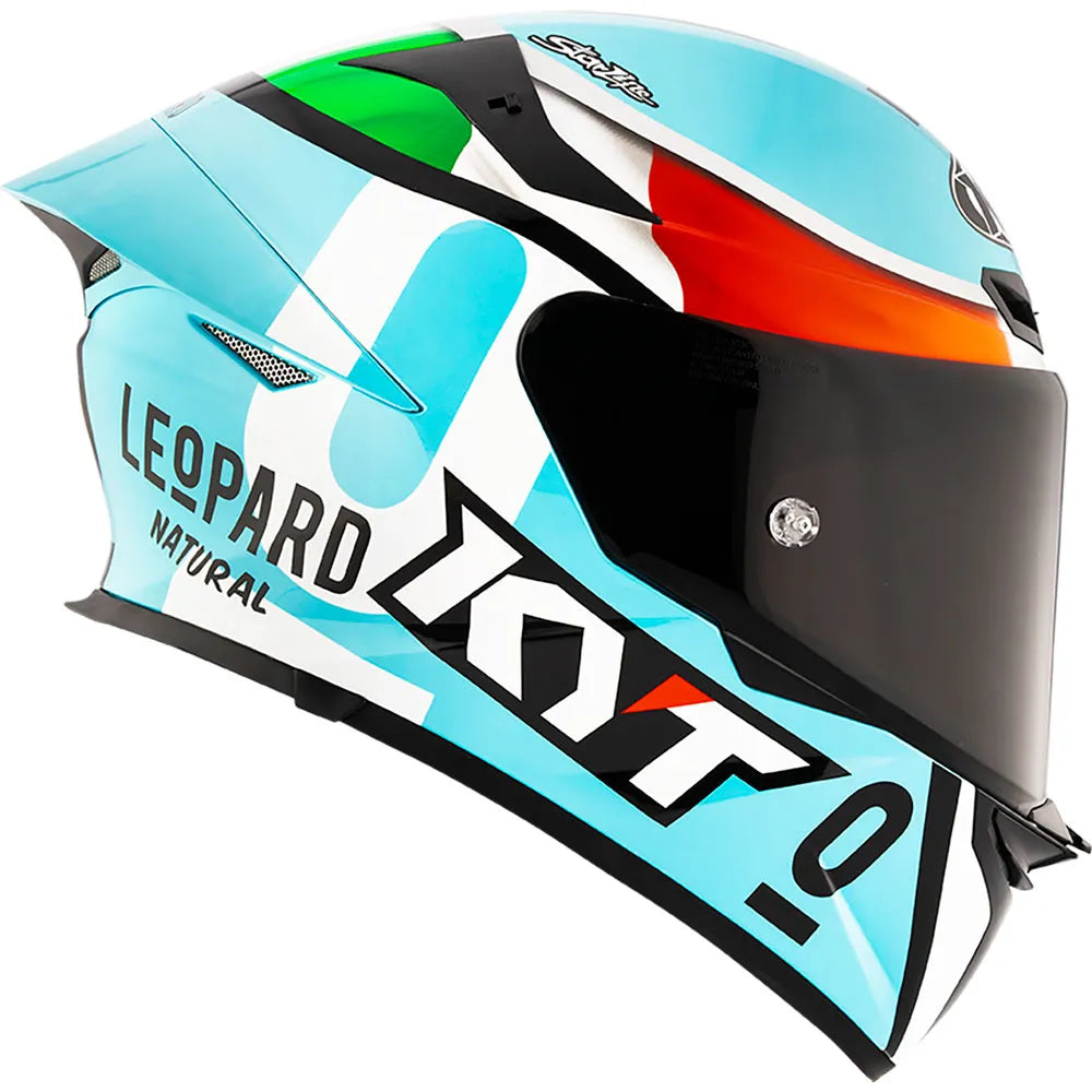 KYT TT-Revo Leopard Tricolore Helmet